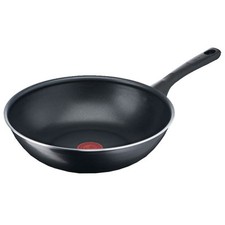 TEFAL B55519 Rund Wok-/Bratpfanne Schwarz Titan Aluminium Thermo-Punkt B55519