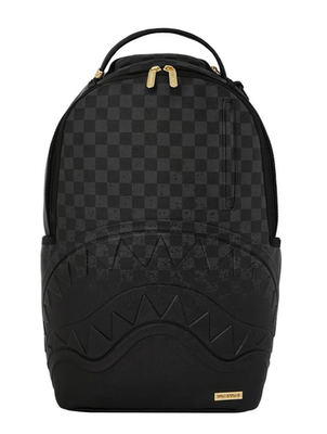 SPRAYGROUND リュック 黒 Sprayground Spritz Checkered DLXSV Backpack🔥New Black Bookbag