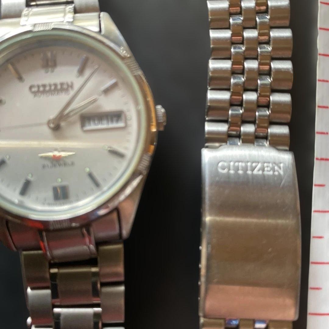 CITIZEN Eagle 7 Automatic Silver Day Date 17cm SS… - image 12