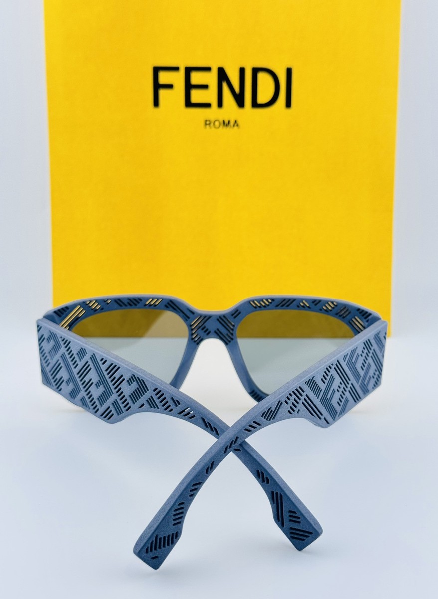 Brand New FENDI SHADOW Sunglasses FE401131 Matte Gray Frame 