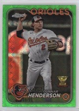 2024 Chrome Logofractor Edition Green Refractor 39/99 Gunnar Henderson #36 13ql