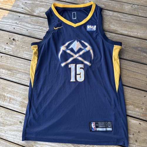 Nikola Jokic Denver Nuggets Nike Swingman NBA Jersey Size 50 Navy Blue