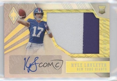 2018 Panini Phoenix Yellow Prime 2/75 Kyle Lauletta #RJ-KL Auto RC a8r