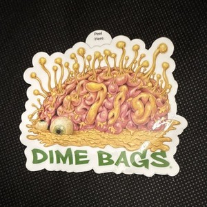 Dime Bags Cartoon/Novelty Non-Sport Die-Cut Sticker, Regular Finish