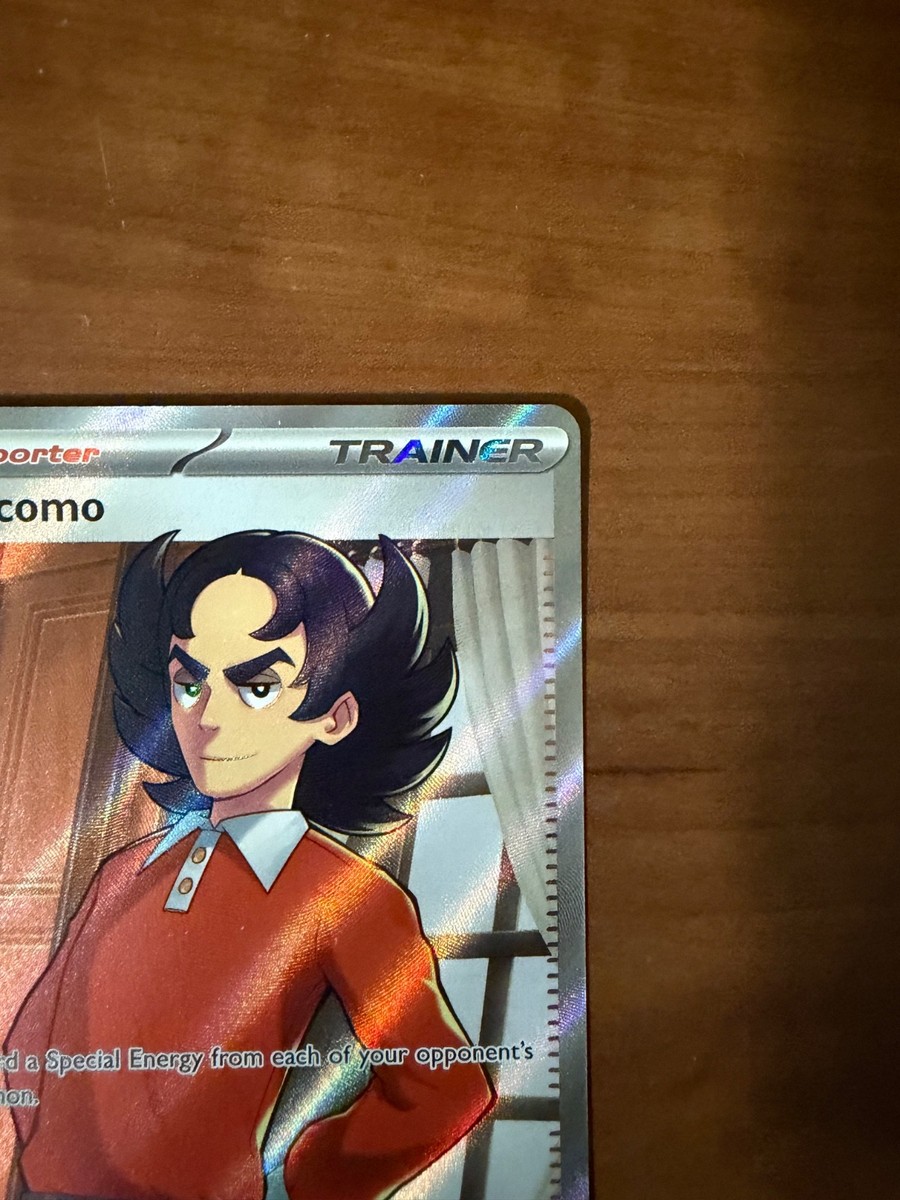 Yunᒼᑋªⁿ✿ Pokemon TCG Giacomo 138 131 Full Art Holo Card Prismatic