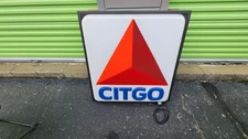 Original / Genuine Citgo Gas Station 37" Lighted Sign 1997