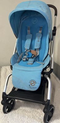 CYBEX Eezy S Twist +2 Stroller Beach Blue NO BUMPER BAR Used