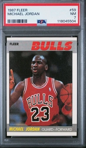 1987 Fleer #59 Michael Jordan All-Star PSA 7 🔥 🐐 AIR JORDAN GREATEST