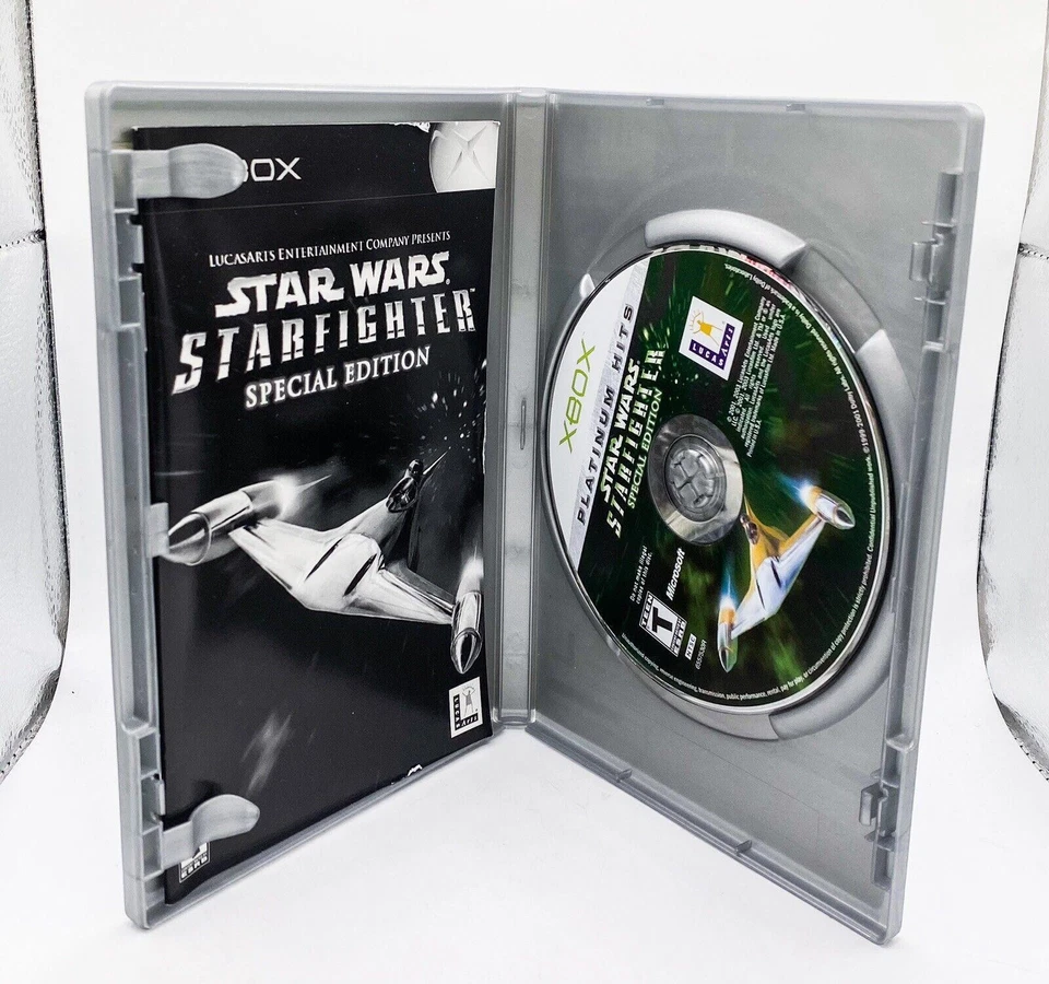 Original Xbox - Star Wars Starfighter Special Edition w/ Manual - Image 2 of 2