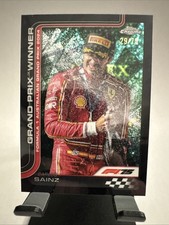 2025 Topps Chrome F1 Carlos Sainz Green Refractor /75 Grand Prix Winner 29/75
