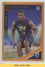 2018 Panini Donruss Rookie Jersey Number 39/59 Micah Kiser #394 READ fm0