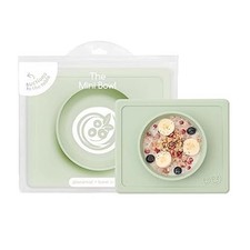 ezpz Mini Bowl Sage - 12 Months - 100 Silicone Suction Placemat  Bowl for T