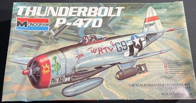 Monogram Thunderbolt P-47D 6838 1/48 NIB Model Kit  Sullys Hobbies'