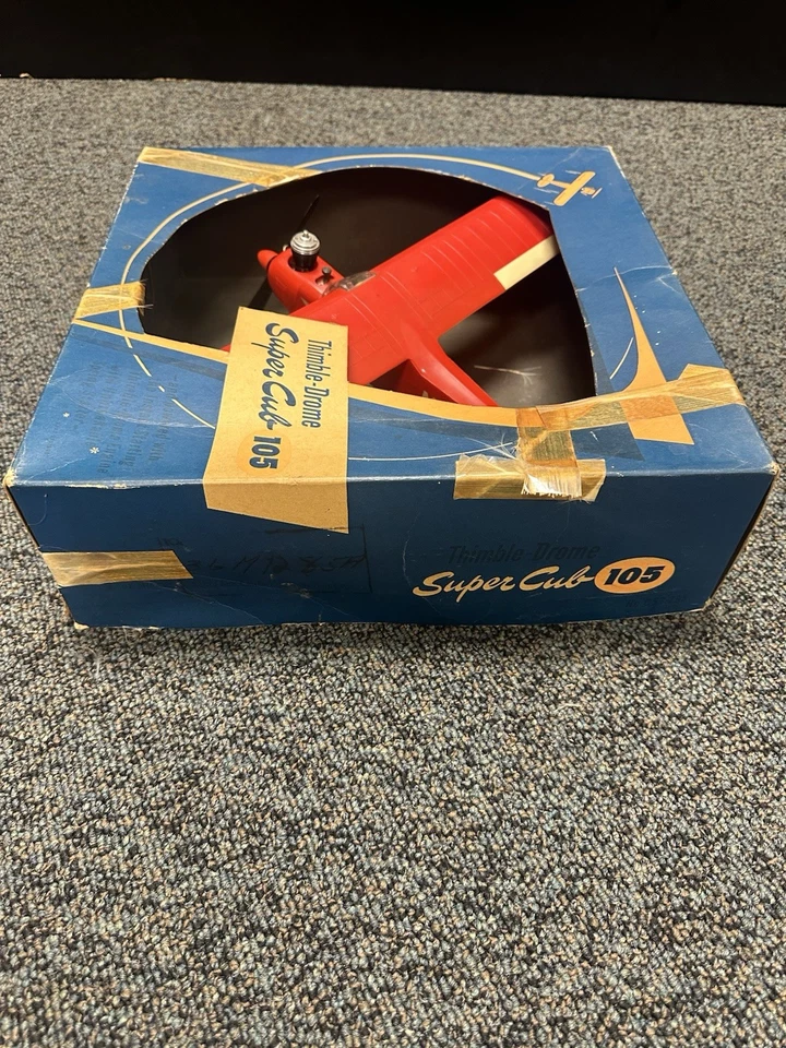 Vintage Cox Super Cub 105 (C52-795) Control-Line Airplane – Unused, Original Box - Image 3 of 4