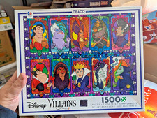 DISNEY VILLIANS 1500 pc Puzzle 43402 3402-6 UNCOUNTED