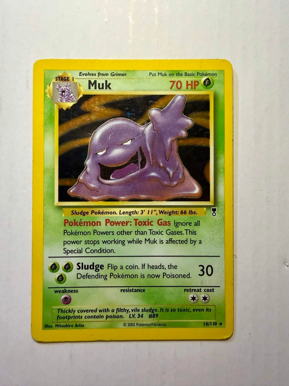Muk 16/110 Pokemon - Holo Legendary Collection MP