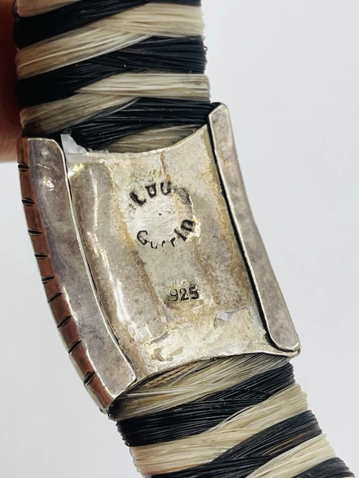 Lou Guerin Sterling Silver Labradorite Cuff Bracelet - Image 4 of 4