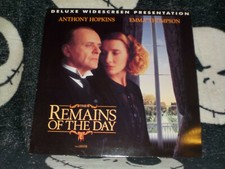 The Remains of the Day Widescreen Laserdisc LD Anthony Hopkins Free Ship 50