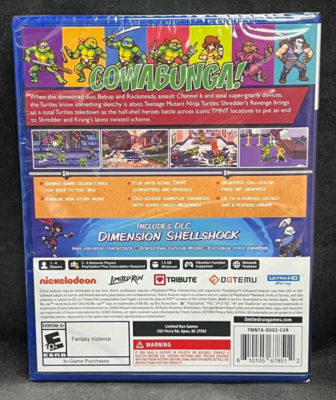 Teenage Mutant Ninja Turtles Shredder's Revenge Anniversary