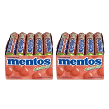 Mentos Strawberry Flavor Roll Non Melting (Pack of 2)