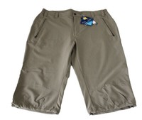 Herren Cmp Trekkinghose Freizeithose 3T57837 Beige Caprihose Gr. 56 Neu