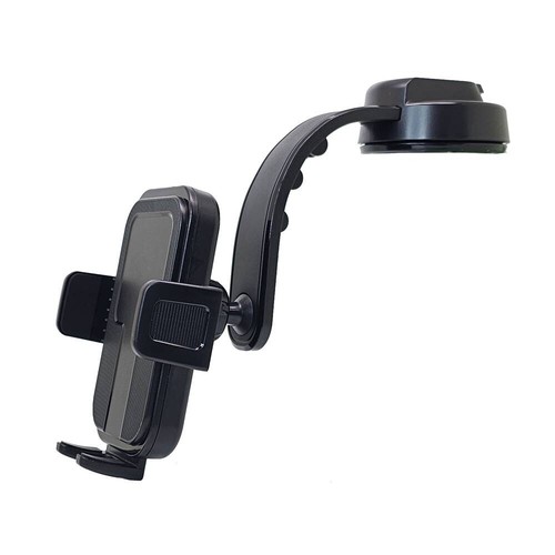 Universal One Touch Car Mount Phone holder for Smartphones (Black) (SQ415)