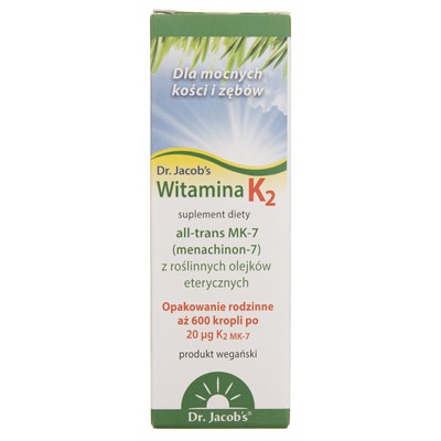 Dr. Jacob's Vitamin K2 in drops 20 ml