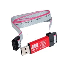 1PCS Mini USBISP USBASP Programmer Aluminum for 51 ATMEL AVR NEW M