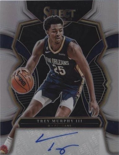 2022-23 Select Basketball Trey Murphy III Signatures Auto Red /99