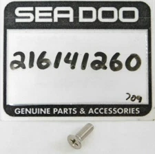 NEW Genuine SeaDoo Stainless Screw M4x12 Bolt .965 Flathead Screw OEM 216141260