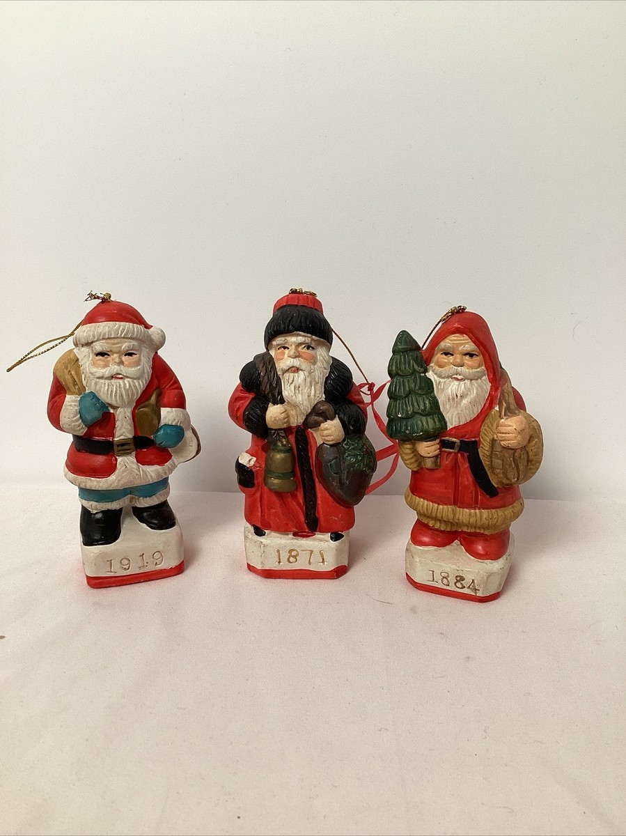 Noelさまオーダー品 Vintage Style Santa Ornaments Set Of 3 Years (1884,1871,1919) | eBay