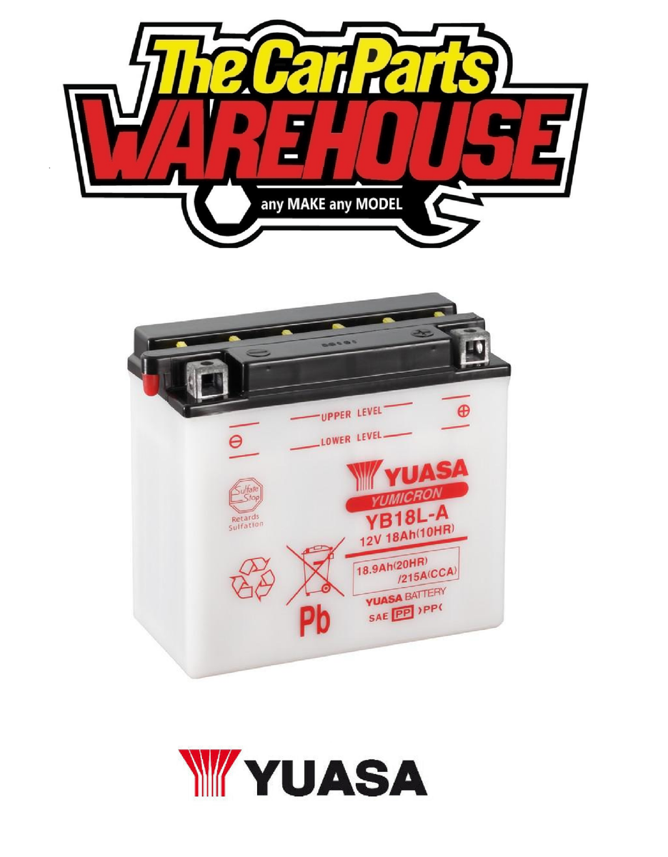 GSユアサ YB18L-A バッテリー 12V 18Ah 接着剤ボンド