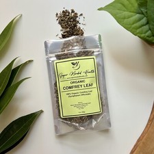 Comfrey Leaf  C/S Organic Dried Cut  Sifted  Symphytum Officinale  Demulcent