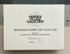 Heritage Village Collection: Bringing Home The Yule Log