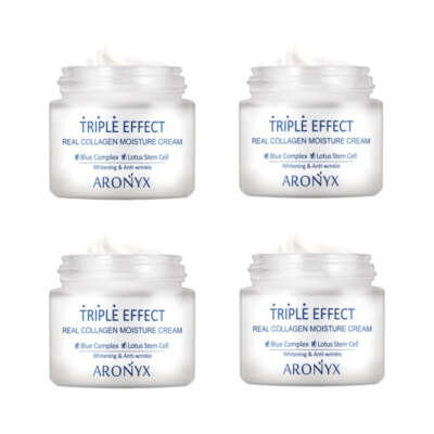 Aronyx Triple Effect Real Collagen Moisture Cream 50ml*4Pcs - FREE SHIPPING