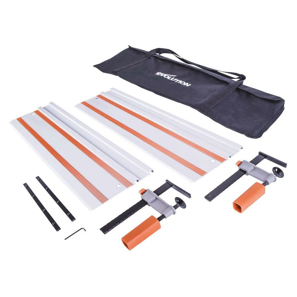 Evolution Power Tools Circular Saw Track Aluminum Clamps Glide