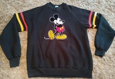 Vintage Varsity Style Disney Character Fashions Mickey Mouse Sweatshirt Sz XL