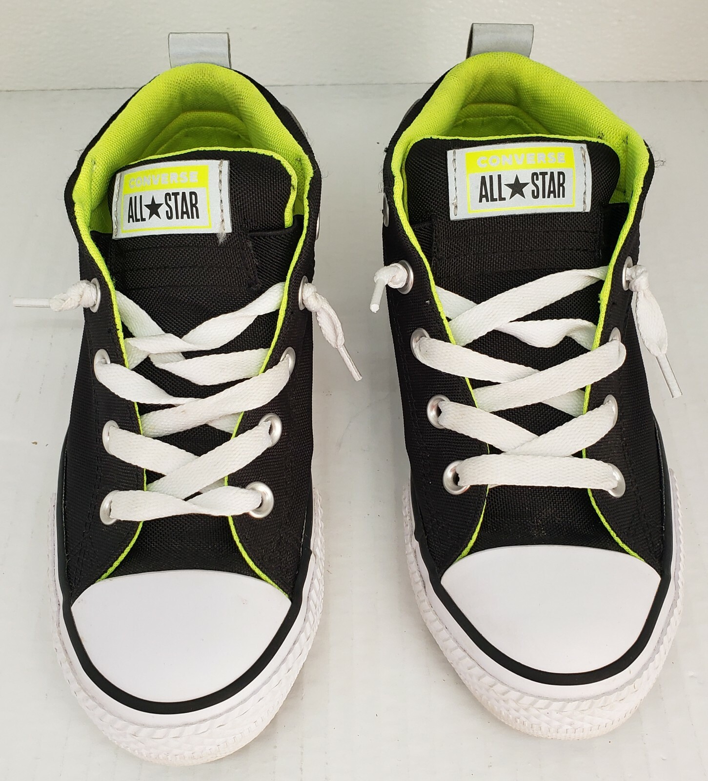 Converse All Star Toddler Medium Black Mid Women's 4.5 Youth 3 656867F thumbnail 3