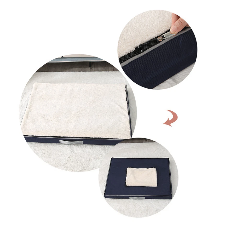 Orthopedic Dog Bed Memory Pet Sleeping Foam Pet Sofa Cushion Removable Cover - Image 4 of 4