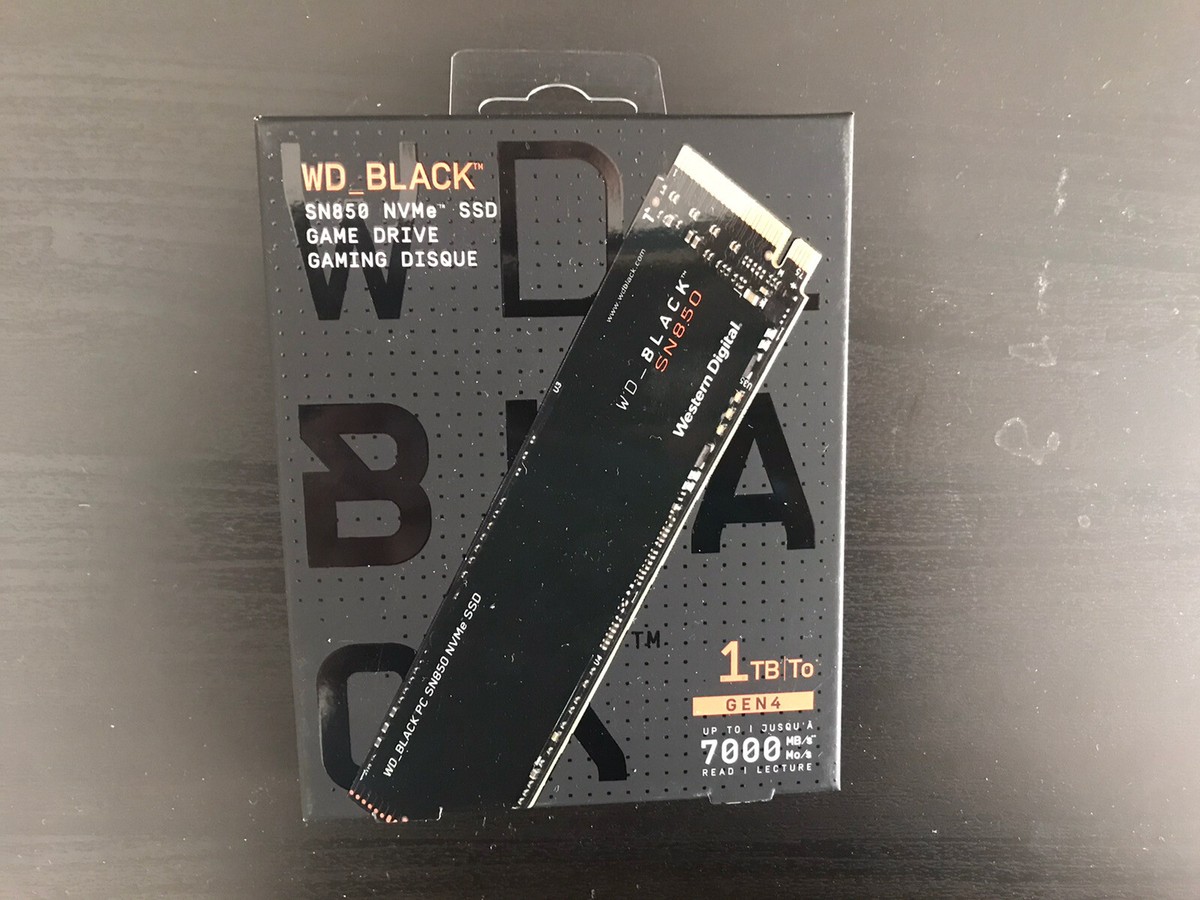 Western Digital Black SN850 NVMe 1TB Internal SSD (WDS100T1X0E