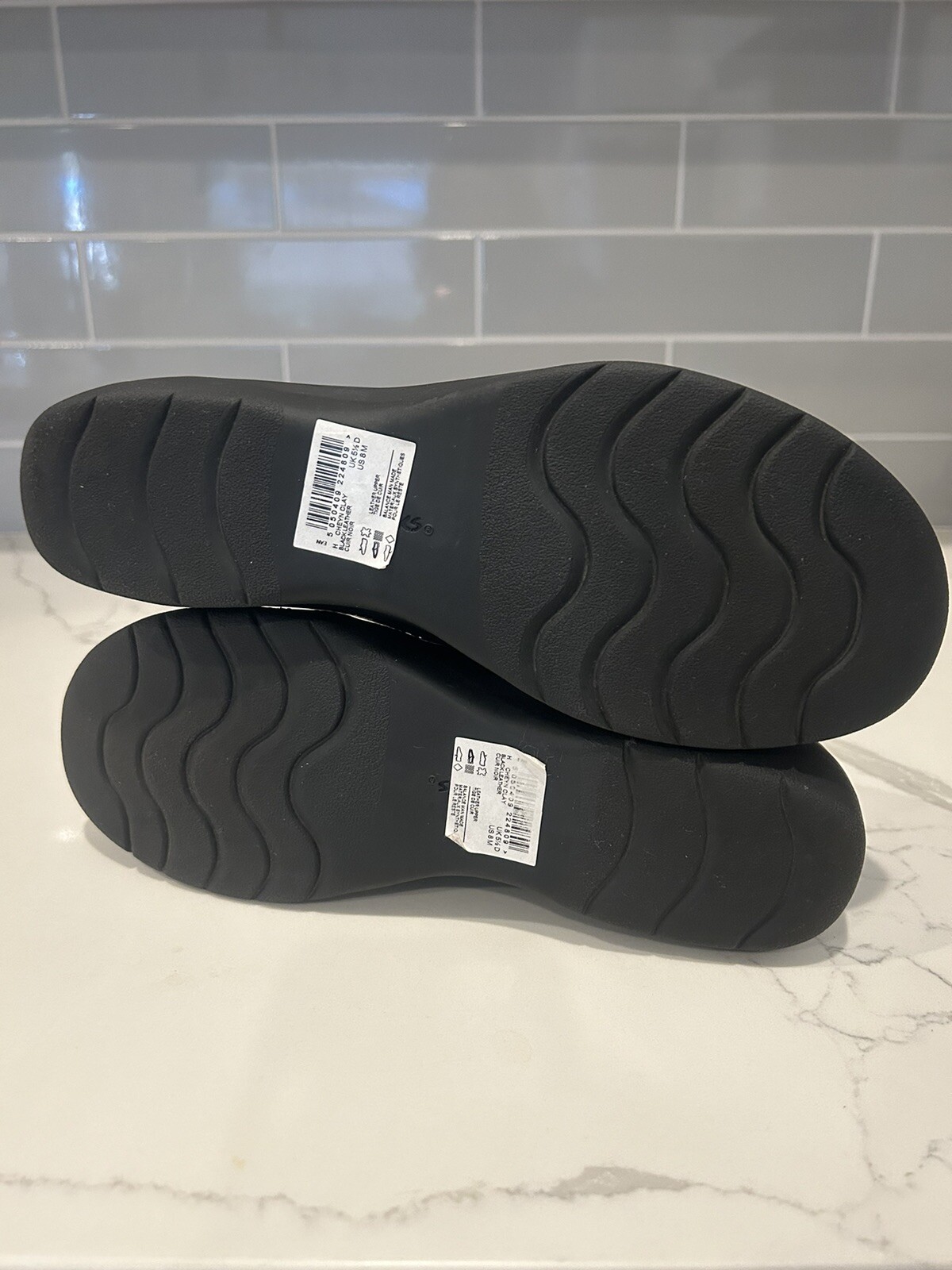 Clarks Women's Cheyn Clay Slip On Loafer Flat Shoes Black US 8 eBay