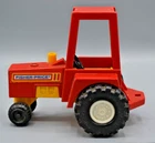 Vtg 1980 Fisher Price 331 Husky Helpers Farm Tractor Red Yellow USA