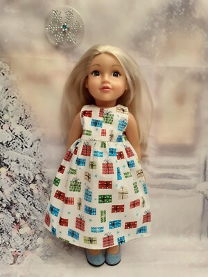 Weihnachtsfeier Outfit - passt American Girl Our Generation 18 Zoll Puppenkleidung