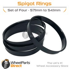 Spigot Rings (4) 57.1mm to 54.1mm for Toyota Celica [Mk5] 89-93