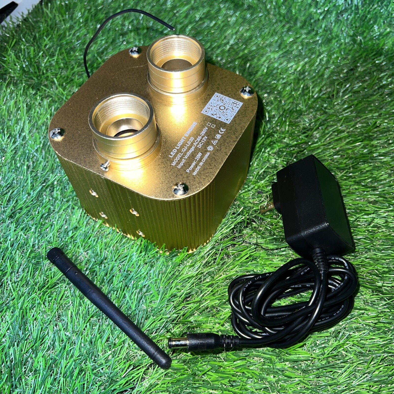 Bluetooth/RF 20W RGBW Twinkle Fiber Optic Light Box Engine with Music