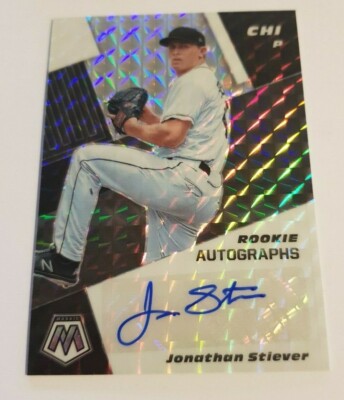 2021 Panini Mosaic - Jonathan Stiever - Chicago White Sox - Rookie Auto