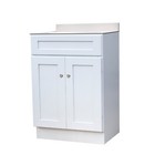 24X18 White Shaker Style Vanity Cabinet with Top
