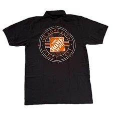 The Home Depot Since 1979 Polo Shirt Size Small in Black Port & Company - NWOT