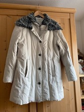 GERRY WEBER Damen Jacke Mantel Steppjacke elfenbeinfarbig Gr. 42