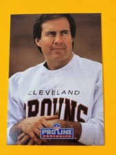 1991 Pro Line Portraits Bill Belichick Head Coach Cleveland Browns #115 RC